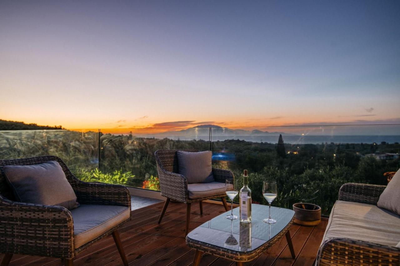 Villa Venia - Cozy Escape With Scenic Sew View, By Zantewize Трагаки Экстерьер фото