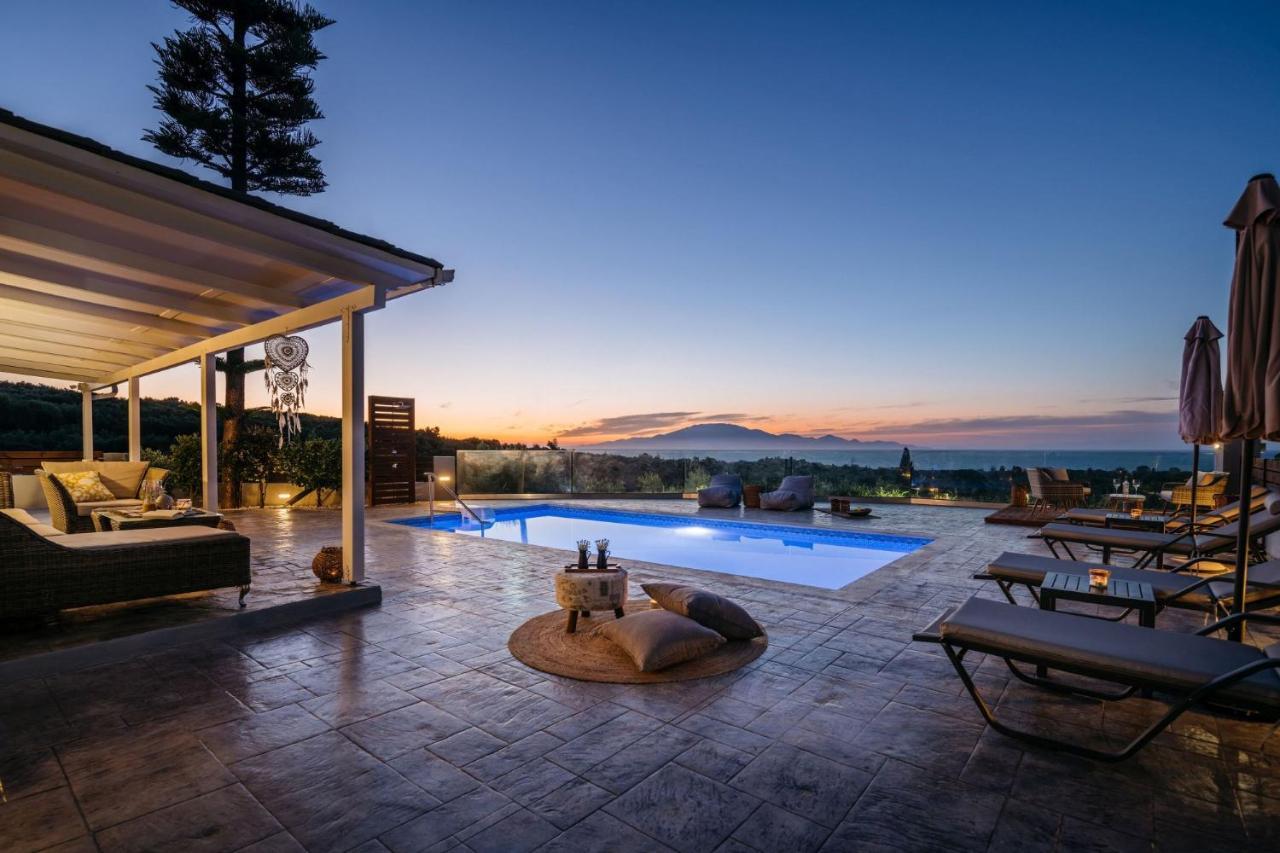 Villa Venia - Cozy Escape With Scenic Sew View, By Zantewize Трагаки Экстерьер фото