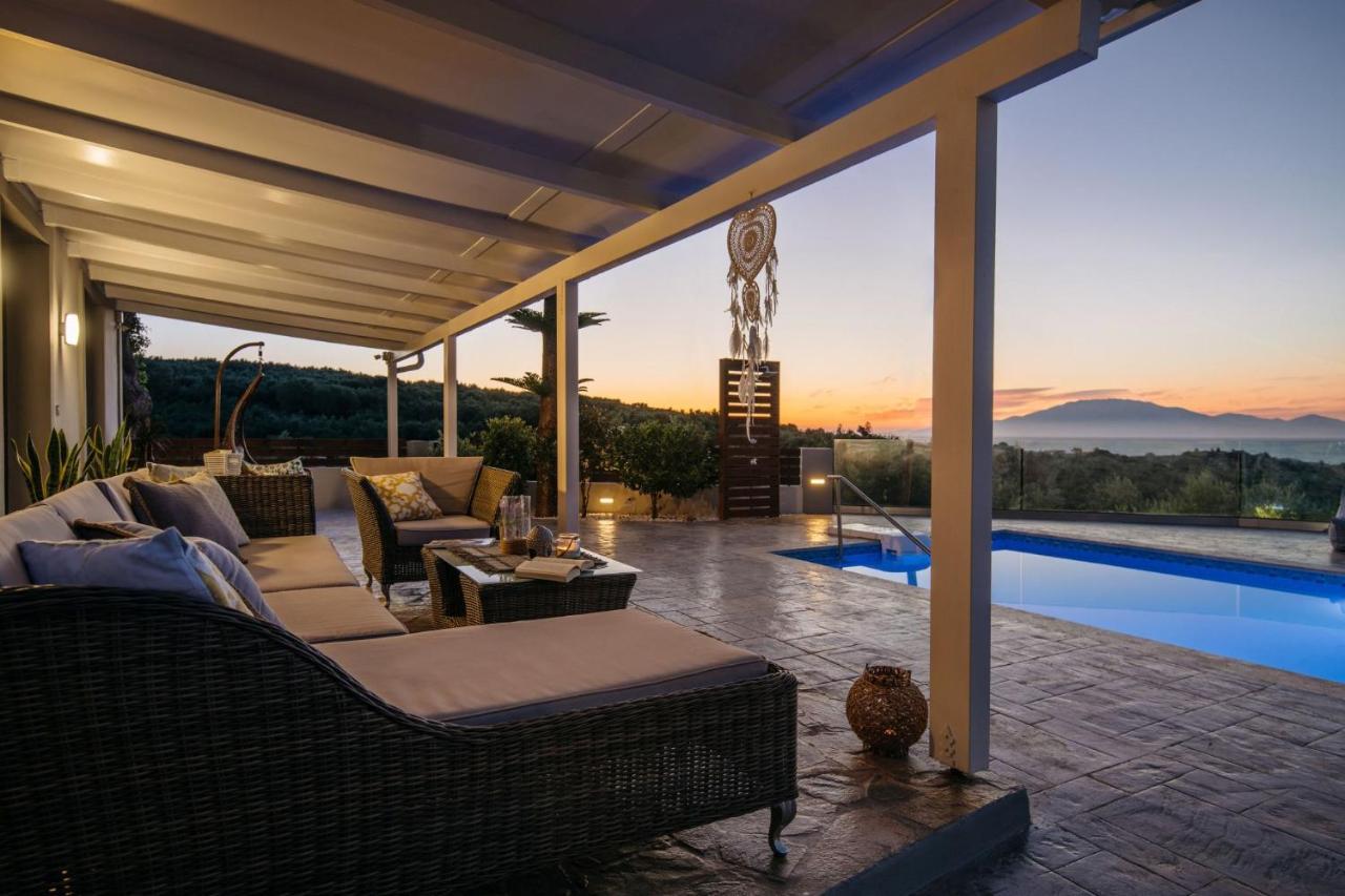 Villa Venia - Cozy Escape With Scenic Sew View, By Zantewize Трагаки Экстерьер фото